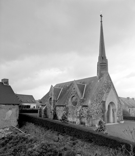 Eglise paroissiale Saint-Mervon (Saint-M'Hervon fusionnée en Montauban-de-Bretagne en 2019) 