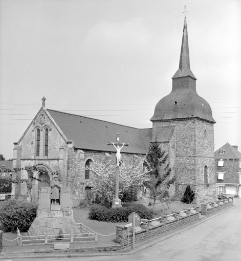 Prieuré Saint-Malo (prieuré cure), église paroissiale de chanoines réguliers (Saint-Malon-sur-Mel)