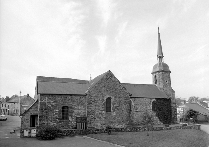 Prieuré (prieuré cure) de chanoines réguliers, église paroissiale Saint-Martin (Lassy)