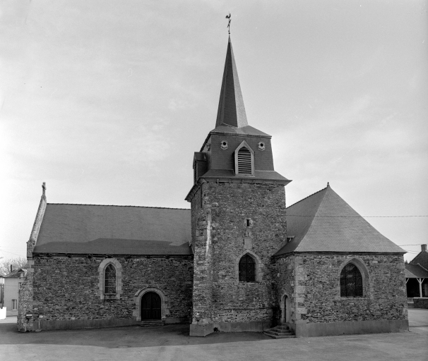 Prieuré Saint-Onen, église paroissiale de bénédictins (Saint-Onen-la-Chapelle)