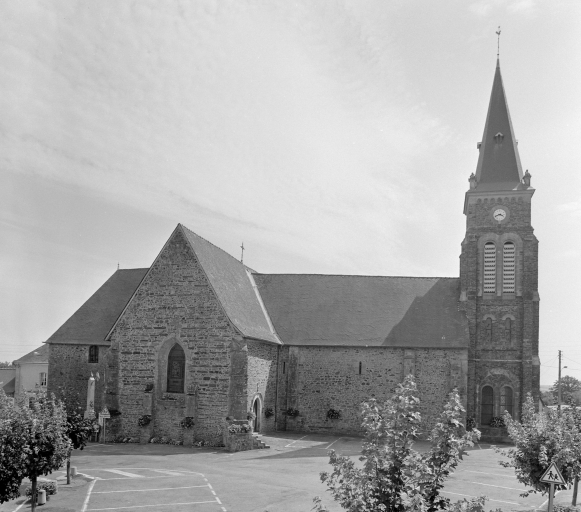 Prieuré Saint-Jacques-le-Majeur, église paroissiale de bénédictins (Boistrudan)