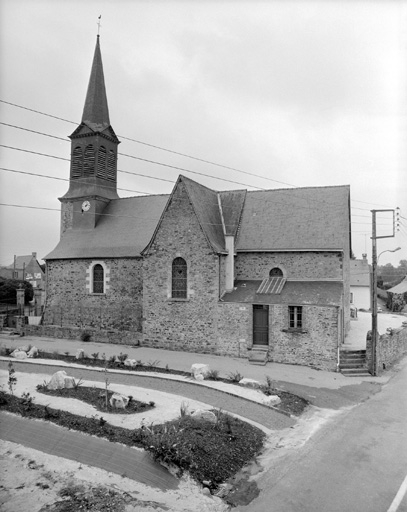 Eglise paroissiale Saint-Martin, chemin départemental n°106 de Hédé à Brains-sur-les-marches (La Selle-Guerchaise)