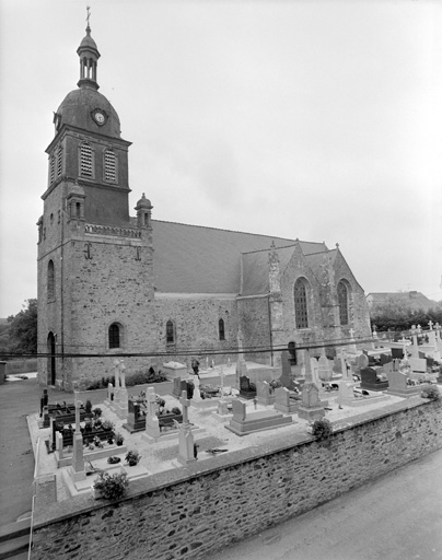 Vue générale : élévation sud-ouest