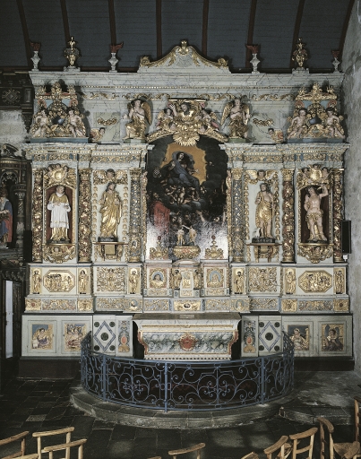 Tableau : Assomption de la Vierge.