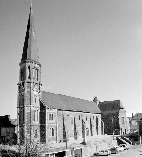 Prieuré de bénédictins, église paroissiale Saint-Pierre (Gaël)