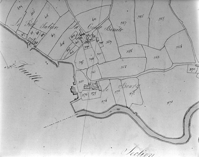 Cadastre ancien de 1823, section B2.