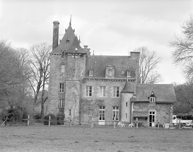 Elévation ouest, vue générale.