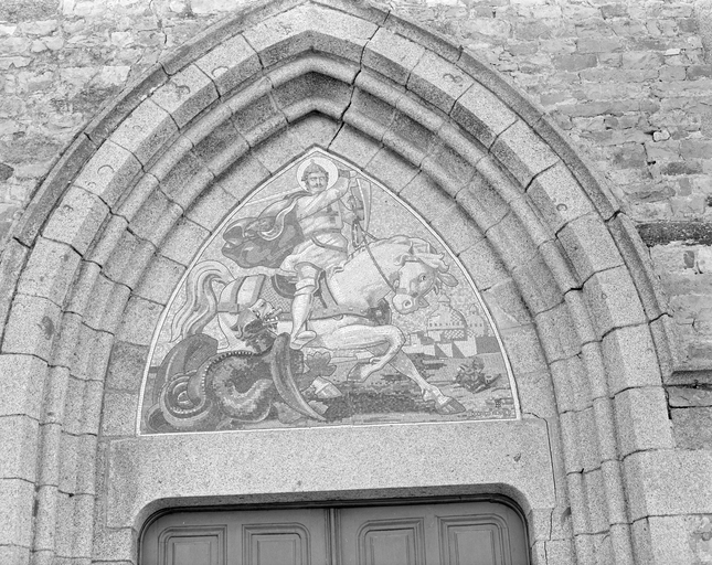 Portail ouest : tympan, vue générale.