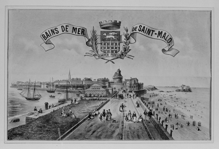 Bains de mer de Saint-Malo.