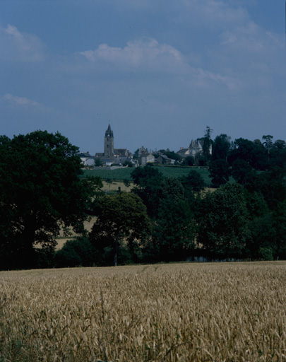 Elévation ouest, vue générale.