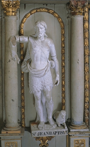 Statue (demi-nature) : saint Jean-Baptiste