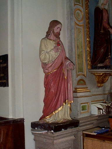 Statue (petite nature) : Sacré Coeur