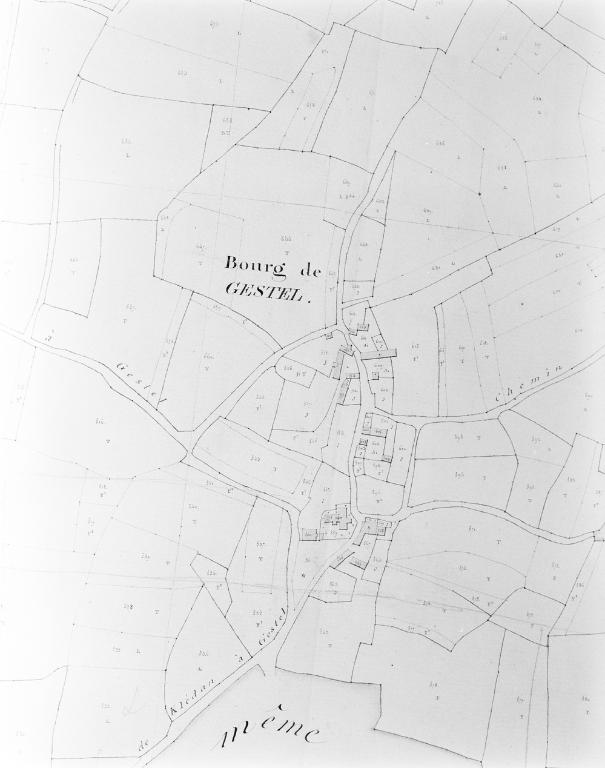 Village. Cadastre ancien 1818, section B2.