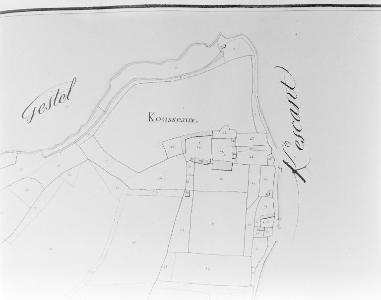 Cadastre ancien de 1818, section D.