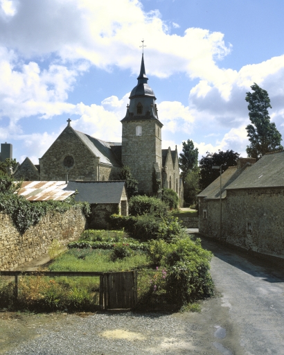 Eglise paroissiale, vue générale ouest ; Vue générale ouest