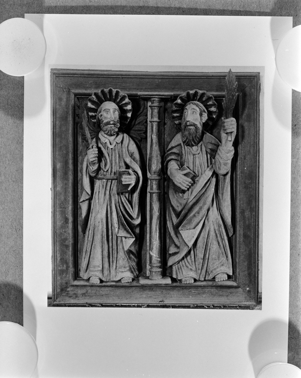 14 hauts-reliefs (tribune), chapelle Notre-Dame-de-Vérité (Caudan)