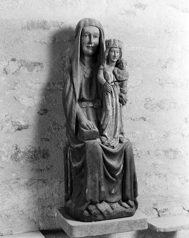 Groupe sculpté : Sainte Anne trinitaire