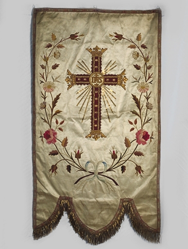 Voile d'exposition du saint sacrement (Campel fusionnée en Val d'Anast en 2017)