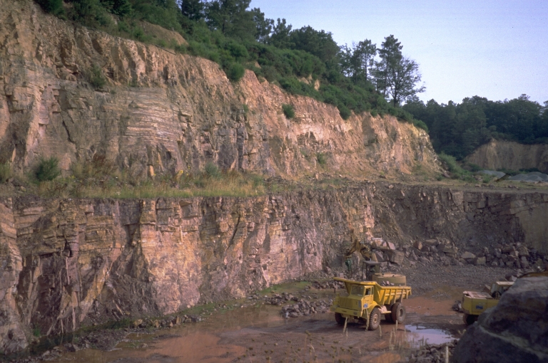 Vue générale de l'excavation.