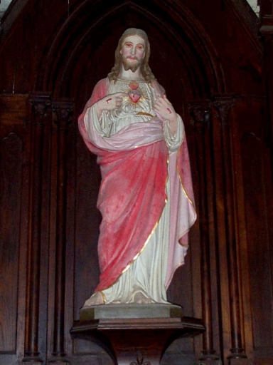 Statue : Sacré-Coeur (Campel fusionnée en Val d'Anast en 2017)