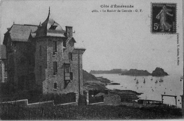 La villa au début du siècle (carte postale ancienne) ; La villa dite 'Chant d'oiseau' ou 'Cancaven' attribuée à Jean-Marie Laloy (carte postale ancienne) ; Rue Robert Surcouf, la villa dite 'Chant d'oiseau' ou 'Cancaven' attribuée à Jean-Marie Laloy (carte postale ancienne) ; Rue Robert Surcouf, la villa dite 'Chant d'oiseau' ou 'Cancaven' attribuée à Jean-Marie Laloy (carte postale ancienne)