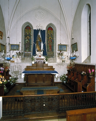 Vue générale du mobilier du choeur ; Vue générale du mobilier du choeur ; Vue générale