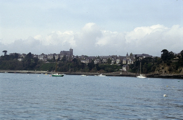 Le lotissement depuis l'Abri des flots au nord-est