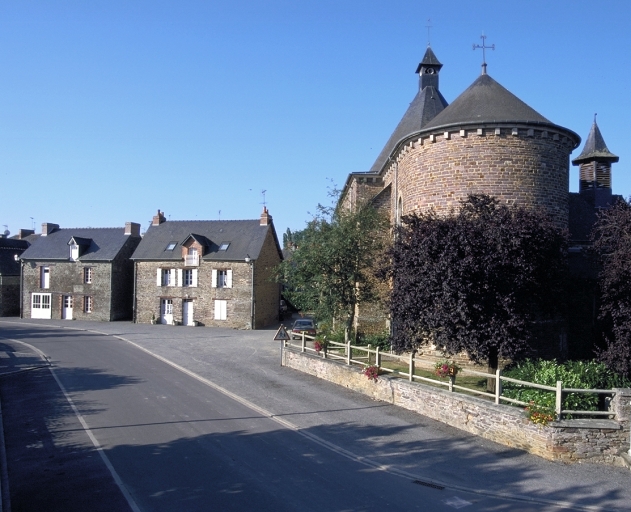 Vue de situation ; maison à gauche sur l'image ; Vue de situation nord-est ; Vue de situation ; maison à droite sur l'image