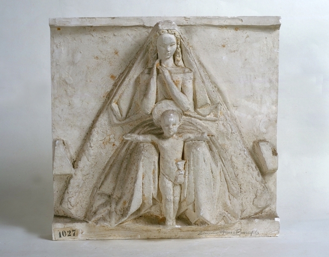Haut-relief : Vierge à l'Enfant, dite la Vierge accueillante