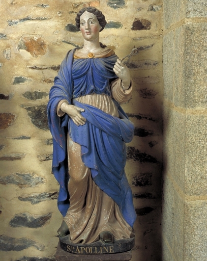 Statue : sainte Apolline