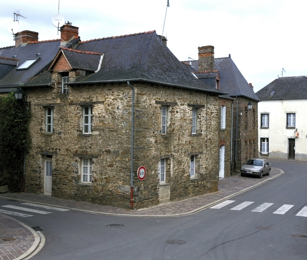 Vue générale sud est ; Architecture urbaine rue de Rennes