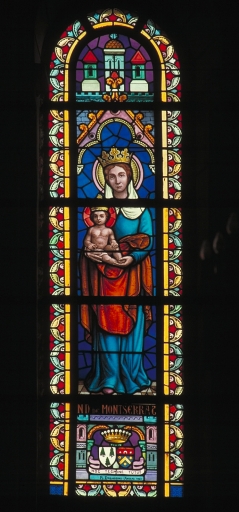 Verrière de la baie 100 : Notre-Dame de Montserrat