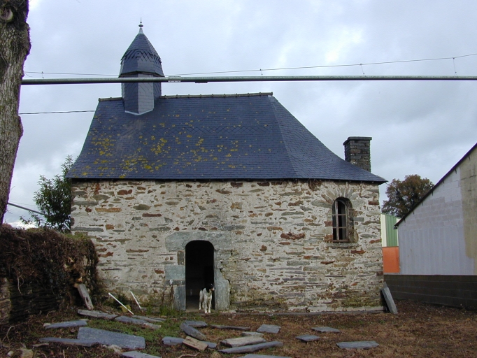 La chapelle, vue générale sud ; Vue générale sud ; La chapelle du manoir de Pommeri