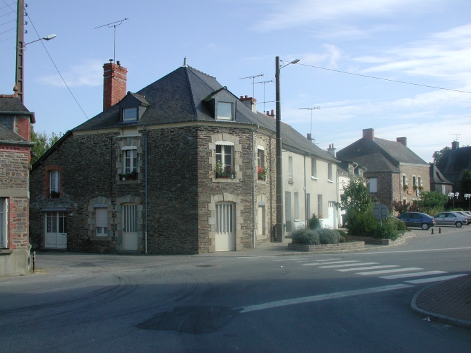 Vue générale sud ouest ; Partie ouest du bourg