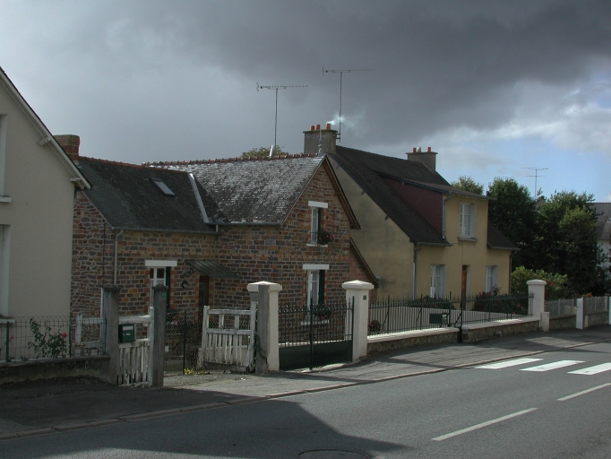 Vue générale nord est ; maison à gauche sur l'image