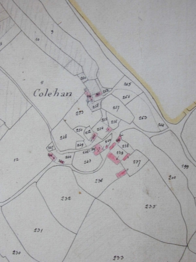 Extrait du cadastre ancien de 1828 (AD Morbihan, 3P) ; Extrait du cadastre ancien de 1828 (AD Morbihan, 3P) ; Extrait du cadastre ancien de 1828 (AD Morbihan, 3P) ; Extrait du cadastre ancien de 1828 (AD Morbihan, 3P) ; Extrait du cadastre ancien de 1828 (AD Morbihan, 3P)