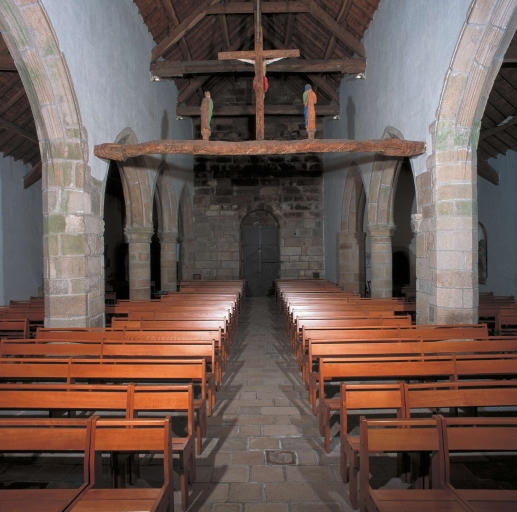 Intérieur, vue vers l'ouest