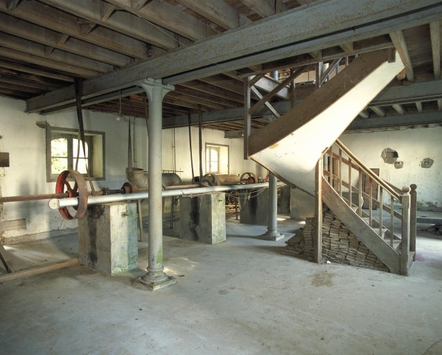 Minoterie, rez-de-chaussée, vue générale des installations