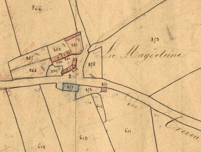 Extrait du cadastre de 1825