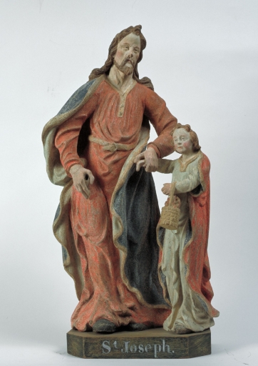 Statuette : saint Joseph et l'Enfant