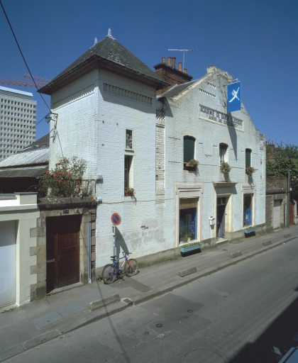 Atelier de fabrication, façade sud.