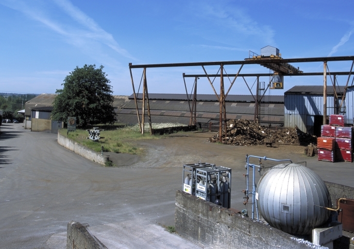 Site de production, vue générale ouest