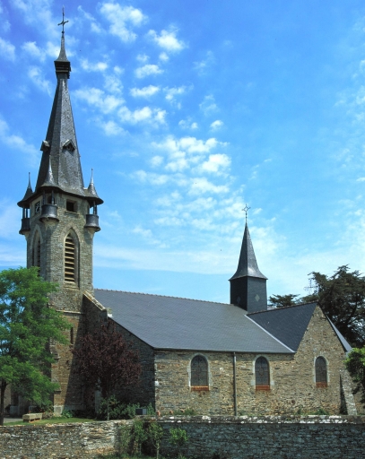 Prieuré de bénédictins, église paroissiale Saint-Melaine, Brain-sur-Vilaine (La Chapelle-de-Brain)