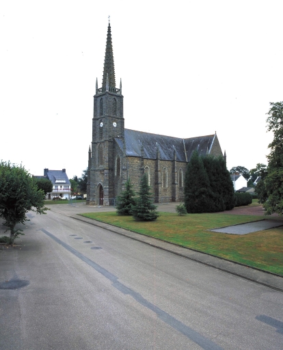 Vue générale : élévation sud-ouest