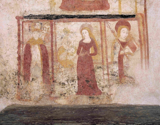 Chapelle Saint-Jean d'Épileur : peinture murale (début 14e siècle)