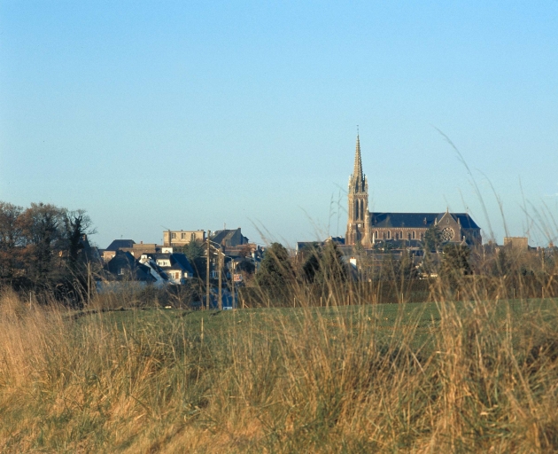 Vue générale du village prise du nord