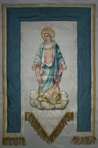 Face portant la Vierge