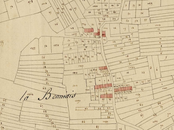 Extrait du cadastre de 1817