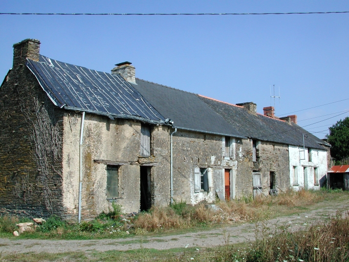 Alignement de maisons, la Métairie (La Chapelle-de-Brain)