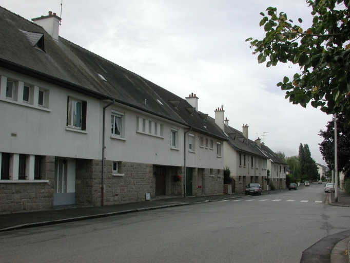 Cité-jardin, rue de la Belle Epine ; Alignement de maisons, boulevard de la Belle Epine